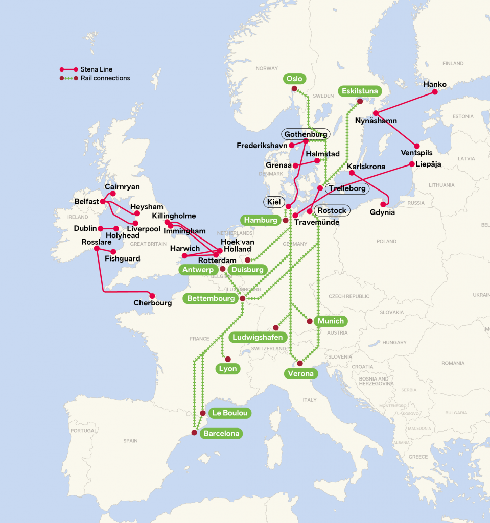 Our services - intermodal solutions | Stena Line Freight - Stena Line ...